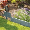 thumbnail image 2 of braveheart 10/20/30pcs Landscape Edging Border Plastic Garden Fence Lawn Decorative Border, 2 of 6