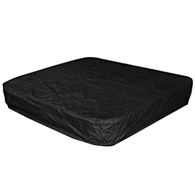 kjfeif Liquidation Housse Carrée Robuste pour Spa Extérieur, Protecteur de Mobilier de Patio Résistant aux Intempéries avec Bords Renforcés, Toit Rigide Isolé Thermiquement pour l'Entretien de l'Équipement de Piscine