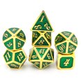 thumbnail image 1 of 7PCS Multi Dimensional Dice Zinc Alloy Dice Entertainment Gambling Playing Dice Set Game Accessories, 1 of 7