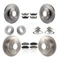 thumbnail image 1 of Transit Auto Front Rear Wheel Hub Bearings Assembly Disc Brake Rotors and Semi-Metallic Pads Shoes Kit (10Pc) for Car 2006-2008 Lincoln Mark LT 4WD with 7 Lug Wheels KBB-110029, 1 of 2