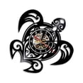 thumbnail image 2 of Fwttom Vinyl Record Wall Clock Turtle Vintage Wall Home Decor Styling Wall Clock, 2 of 6
