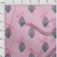 thumbnail image 2 of oneOone Polyester Lycra Fabric Leaves|Bird & Floral Block Decor Fabric Printed BTY 56 Inch Wide, 2 of 4