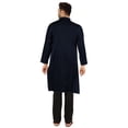 thumbnail image 4 of Atasi Ensemble Kurta-Pyjama Indien Uni pour Hommes Col Mandarin Kurta Décontracté Longue Tenue, 4 of 7