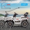 thumbnail image 3 of 12V Kids Ride On Truck Car, Battery Powered Electric Vehicles with Remote Control, Spring Suspensions, 3 Speeds, LED Lights, Music, MP3, Ride On Toy Car for Children Toddles Boys Girls, 3 of 9