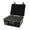 thumbnail image 2 of Portable Watch Suitcase Holder Shockproof Gift Organizer Collection Storage Box Carry Waterproof for Home Father Clock Watch Collectors A Black with 6, 2 of 8