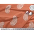 thumbnail image 3 of Soimoi Cotton Duck Fabric Paisley Block Printed Fabric 1 Yard 42 Inch Wide, 3 of 3