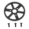 thumbnail image 2 of 65T RC Spur Main Gear, Durable RC Spur Main Gear Replacement Precise Manufacturing Hard Steel Black Lightweight Stable Rolling  For RC Car For Summit E Maxx, 2 of 8