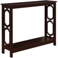 thumbnail image 2 of Pemberley Table Console Rectangulaire en MDF Espresso à Rangée, Assemblage Facile 31,5 Pouces H x 39,5 Pouces L x 12 Pouces P, 2 of 7