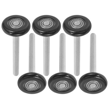 6 Pcs Rouleaux de Porte de Garage en Nylon de Précision Rouleaux de Porte avec Tige
