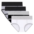 thumbnail image 1 of Timegard Culottes pour Femmes 4 Pcs Grande Taille Taille Mi-Haute Confortables Invisibles Culottes Respirantes Culottes Menstruelles, 1 of 7