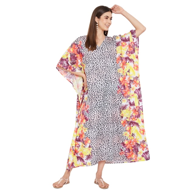 Caftans Longs pour Femmes Grande Taille Robe Caftan Robe de Soirée Fête Été Plage Robe d'Été Manches Kimono Longues Robes Décontractées en Ligne