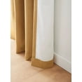 thumbnail image 3 of Bouclair Rideau Occultant Ocre Taha à Passe-Tringle et Pattes Arrière 54x96 Po (137x244 cm), 3 of 10