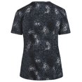 thumbnail image 3 of CHGBMOK Blouse d'Été Grande Taille pour Femmes Mode Manches Courtes Col en V Hauts Uniforme de Travail Imprimé avec Poche Hauts Uniformes de Travail pour Femmes en Liquidation, 3 of 3
