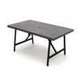 thumbnail image 1 of Four Seasons Courtyard Norwalk Slat Top Aluminum All Weather Dining Table, 1 of 8
