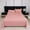 Pink, variant on Plain Cotton Bed Sheet – Skin-Friendly, Wrinkle-Resistant, 120x230cm, Dark Gray
