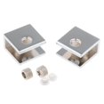 thumbnail image 2 of ziyahi 2 pack Alliage de Zinc Fixe Pince en Verre Réglable Supports en Verre A-8-10mm, 2 of 9