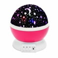 thumbnail image 2 of Night Light Projector, Rotatable Sky Moon Star Projector Night Lights for Kids, Blue/Purple/Pink, 2 of 5