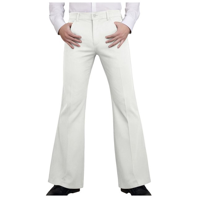 Ketyyh-chn99 Mens Casual Pants Mens Slim Fit Cargo Pants Long Pants Fitness Pants Outdoor Size for 2XL,White