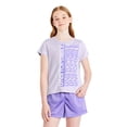thumbnail image 1 of Athletic Works Girls' Two Piece Short Set, 1 of 6