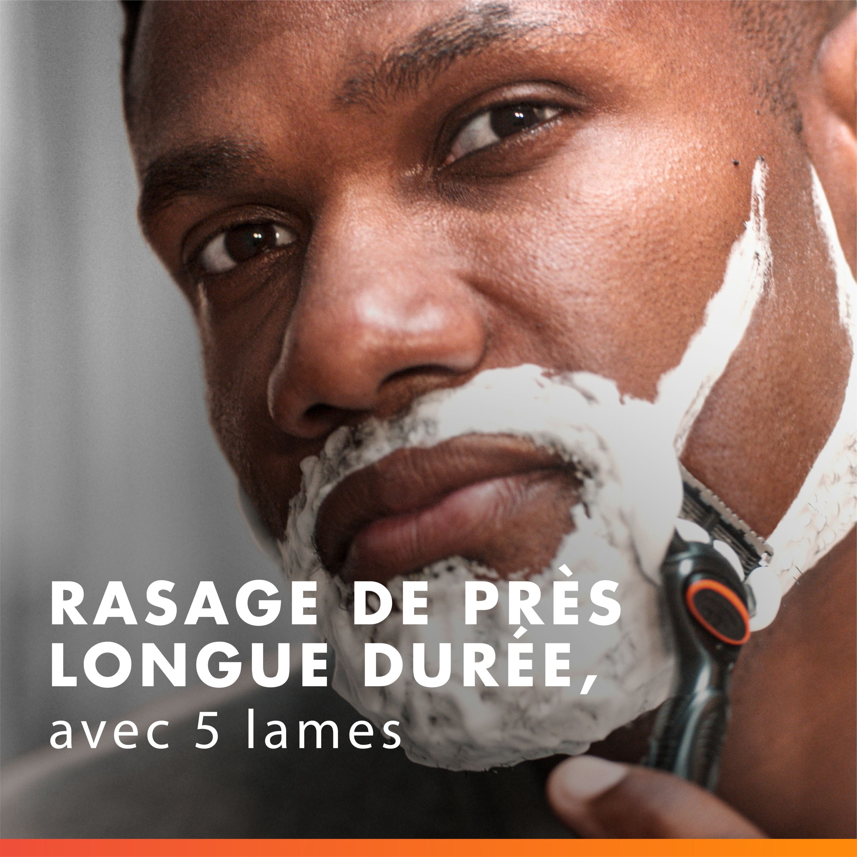Gillette Fusion5 Power Recharges de Rasoir pour Hommes Cartouches de Rasoir, Bande Lubrifiante Plus Grand, Tondeuse de Précision, Lames de Rasoir à 5 Lames pour un Rasage de Près