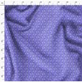 thumbnail image 4 of Soimoi Purple polyester Crepe Fabric Shells Ocean Print Fabric by Yard 42 Inch Wide, 4 of 6