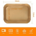 thumbnail image 3 of JUNWELL Doublures en Papier Jetables pour Friteuse à Air Chaud pour Ninja Dual Airfryer Papier Parchemin Antiadhésif Rectangulaire Accessoires pour Friteuse à Air Résistant à l'Huile Imperméable Doublure en Papier pour Four à Micro-Ondes (10, 3 of 5