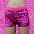 thumbnail image 5 of Shorts à Sequins pour Femmes, Hot Pants Disco, Mini Short Jazz Brillant, Extensible, Danse, 5 of 5