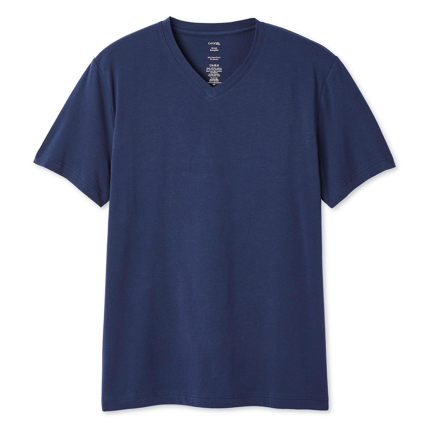 George Men's Stretch V-Neckline Tee