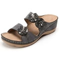 thumbnail image 4 of LSLJS Wedge Slide Slippers Women Ladies Outdoor Slippers Pearl Chain Soft Sole, 4 of 4