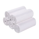 Bag Strong Leakage Small Garbage Bags Unscented Thick For Bathroom Kitchen Small Can Clear, 40x50 cm, White