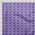thumbnail image 4 of oneOone Cotton Silk Purple Fabric Abstract Craft Projects Decor Fabric Printed By The Yard 42 Inch Wide, 4 of 4