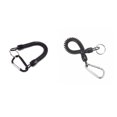 thumbnail image 2 of Fishing Retractable Lanyard Plastic Accessory Coiled Tether with Carabiner Fishing Safety Rope Tool, 2 of 6