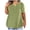 Green, variant on Jacenvly Womens Tops Clearance Women's-neck Solid Color Oversized T-shirt Top Womens Tops Plus Size