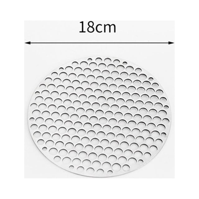 Stainless Steel Round Grill Net BBQ Mat Carbon Furnace Steam Nets Barbecue Rack