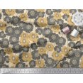 thumbnail image 3 of Soimoi Rayon Fabric Artistic Flower Decor Fabric Printed Yard 56 Inch Wide, 3 of 3