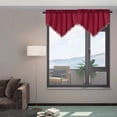 thumbnail image 4 of LSLJS Curtains Short Curtains Solid Color Curtains Triangular Curtains Household Curtains Small Curtains Through Rod Curtains, Curtains Curtains, 4 of 8