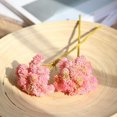 thumbnail image 4 of Artificial Rice Seed Fruit Flower Rustic Fake artificial rice seed Flower Wedding Party Floral Decor Home Ornament, Light Pink, 4 of 6