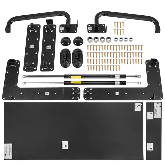 Kit de lit escamotable KFFKFF, taille simple, kit de quincaillerie mécanique de luxe pour lit escamotable à monter soi-même, support de cadre de lit robuste à levier pneumatique