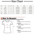 thumbnail image 3 of JUNWELL Hauts d'Été pour Femmes Manches Courtes Bouffantes Couleur Unie T-Shirt Col Rond Décontracté Ample Classique Tunique Blouses, 3 of 6