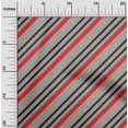 thumbnail image 1 of oneOone Cotton Flex Dusty Gray Fabric Stripes Sewing Craft Projects Fabric Prints By Yard 40 Inch Wide, 1 of 4