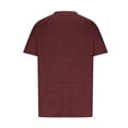 thumbnail image 4 of AherBiu Womens Tops Basic Solid Color Casual Crewneck Short Sleeve Loose Fitting Comfy Tops Tees Shirts, 4 of 4