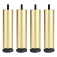 thumbnail image 2 of 4xFurniture Coffee Table Sofa Bed Couch Dresser Refrigerator Legs Furniture Part Golden 25cm, 2 of 7