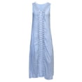 thumbnail image 3 of XZNGL Longue Robe Maxi pour Femmes Grande Taille Col en V Sans Manches Plage Ample Dentelle Patchwork Longue Robe Robe Maxi Grande Taille Robe de Plage Grande Taille Robe Maxi pour Femmes, 3 of 7