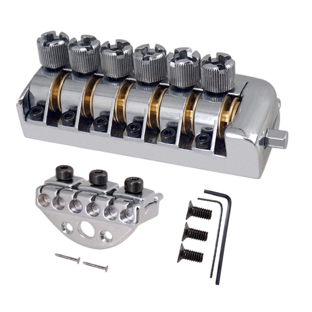 Tachiuwa Electric Guitar Bridge Tailpiece for Headless Electric Guitar Accessory Part B