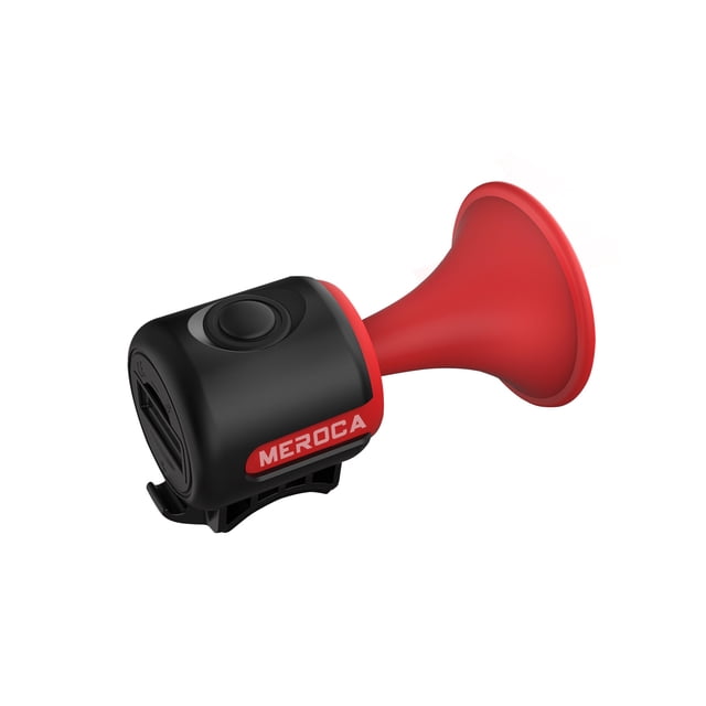 New Electric Bicycle Bell - Durable Loud Sound Horn for Mountain & Kids' Bikes, Stylish Modern Design, Versatile Cycling Accessory (Red)