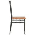 thumbnail image 3 of vidaXL Chaises de Salle à Manger 4 Pcs Marron MDF, 3 of 5
