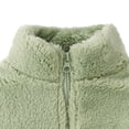 thumbnail image 5 of LSLJS Manteau Chaud pour Tout-Petits Bébés Filles en Molleton, Garçons, Fermeture Éclair, Couleur Unie, Épais, Manteau pour Enfants, Manteau pour Bébé ( 3-4 Ans, Vert ), 5 of 5