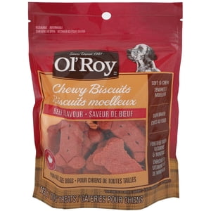 Ol'Roy Chewy beef flavor dog biscuits