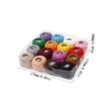 thumbnail image 3 of Sales Today Clearance! Lace Stitch Thread Set, 10-16 Colors Artificial Silk Embroidery Thread Box, Hand-Stitched Thread for DIY Crafts, Embroidery, and Sewing Projects Deals of The Day Clearance!, 3 of 9