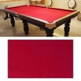 thumbnail image 4 of Professional Billiards Cloth Accessories Game Snooker Felt Game pool table 2.6x1.45M Red, 4 of 9